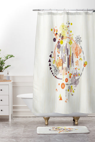 Jenean Morrison Luminary Shower Curtain And Mat
