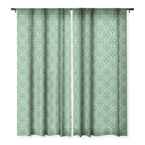 Jenean Morrison Mirror Image Sheer Window Curtain