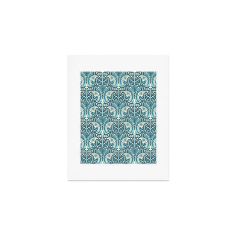 Jenean Morrison Mirror Image in Blue Art Print