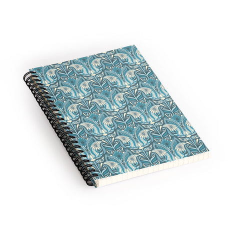 Jenean Morrison Mirror Image in Blue Spiral Notebook