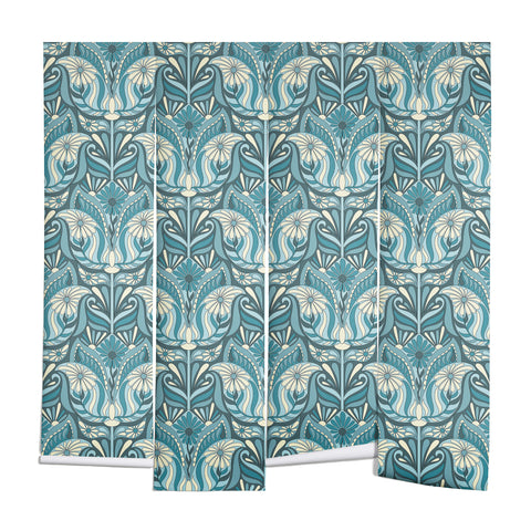 Jenean Morrison Mirror Image in Blue Wall Mural