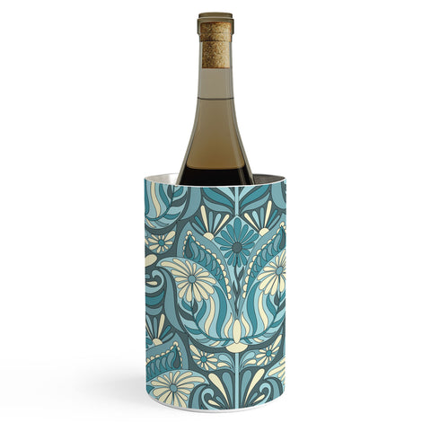Jenean Morrison Mirror Image in Blue Wine Chiller