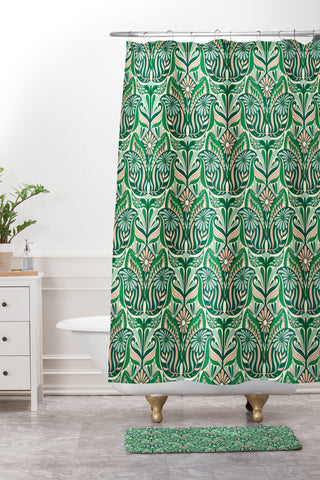 Jenean Morrison Mirror Image Shower Curtain And Mat