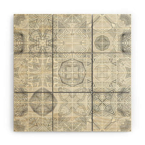 Jenean Morrison Off The Grid Wood Wall Mural