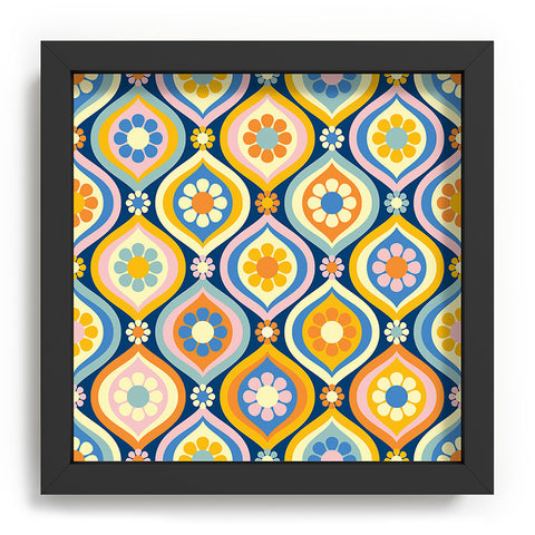 Jenean Morrison Ogee Floral Recessed Framing Square