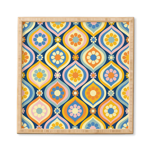 Jenean Morrison Ogee Floral Framed Wall Art