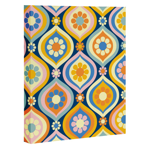 Jenean Morrison Ogee Floral Art Canvas