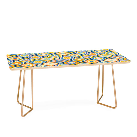 Jenean Morrison Ogee Floral Coffee Table