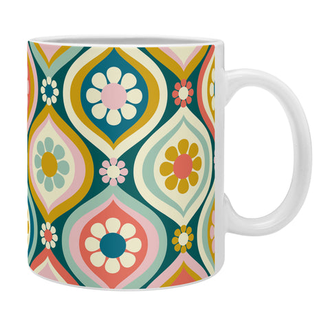Jenean Morrison Ogee Floral Multicolor Coffee Mug