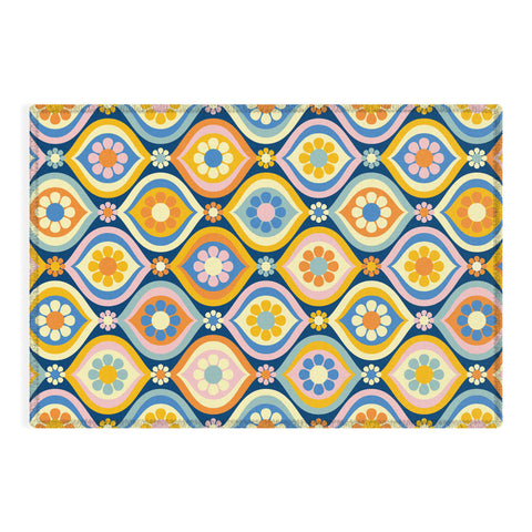 Jenean Morrison Ogee Floral Outdoor Rug