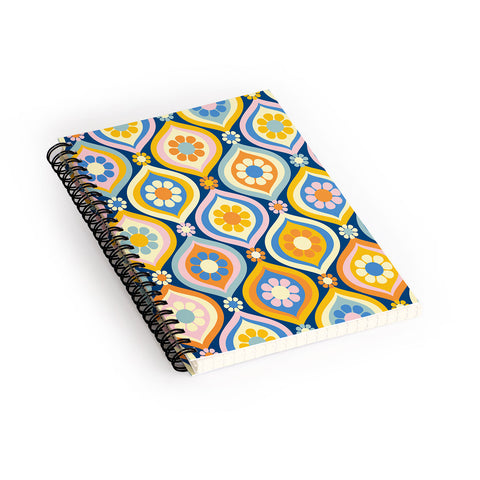 Jenean Morrison Ogee Floral Spiral Notebook