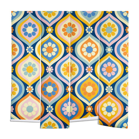 Jenean Morrison Ogee Floral Wall Mural