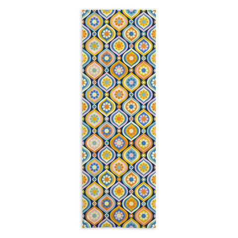 Jenean Morrison Ogee Floral Yoga Towel