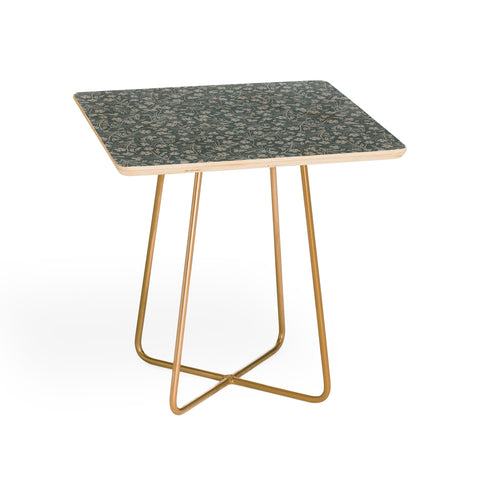 Jenean Morrison Pale Flower Blue Side Table