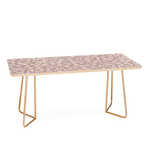 Jenean Morrison Pale Flower Coffee Table