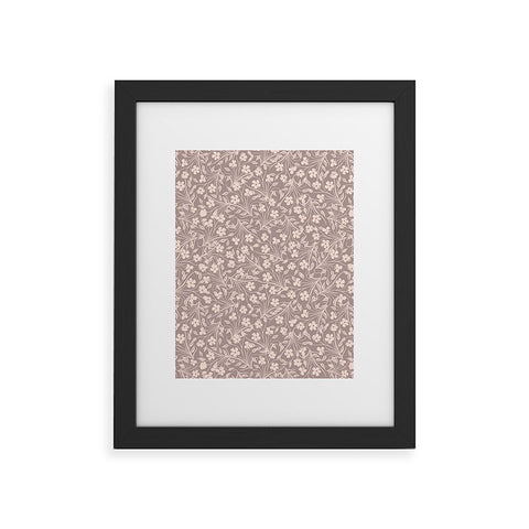 Jenean Morrison Pale Flower Framed Art Print