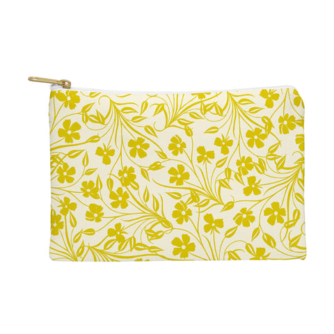 Jenean Morrison Pale Flower Yellow Pouch