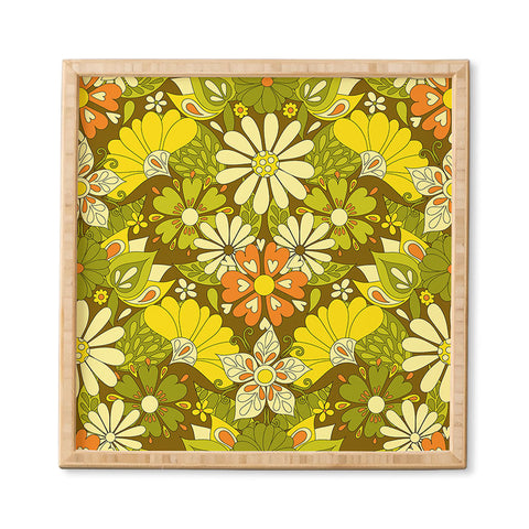 Jenean Morrison Park Walk Yellow Framed Wall Art