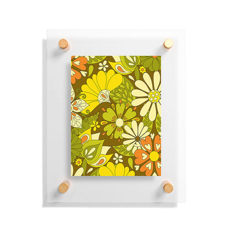 Jenean Morrison Park Walk Yellow Floating Acrylic Print