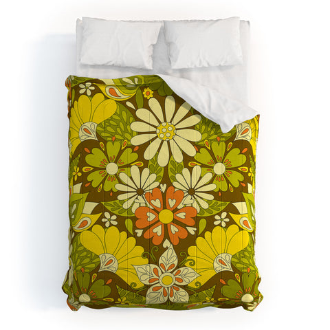 Jenean Morrison Park Walk Yellow Comforter