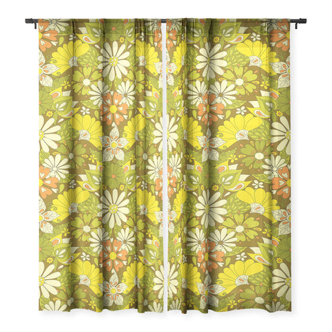 Jenean Morrison Park Walk Yellow Sheer Non Repeat