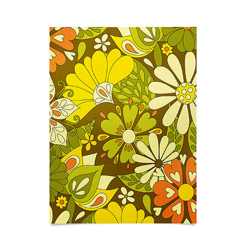 Jenean Morrison Park Walk Yellow Poster