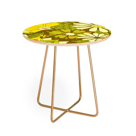 Jenean Morrison Park Walk Yellow Round Side Table
