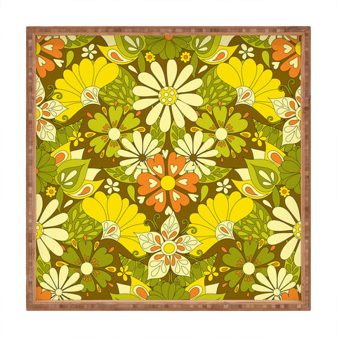 Jenean Morrison Park Walk Yellow Square Tray