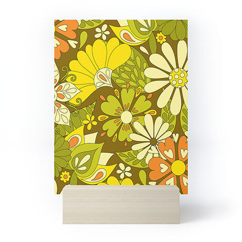Jenean Morrison Park Walk Yellow Mini Art Print