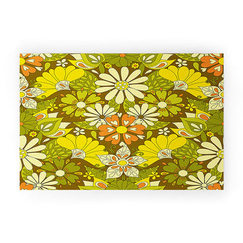 Jenean Morrison Park Walk Yellow Welcome Mat