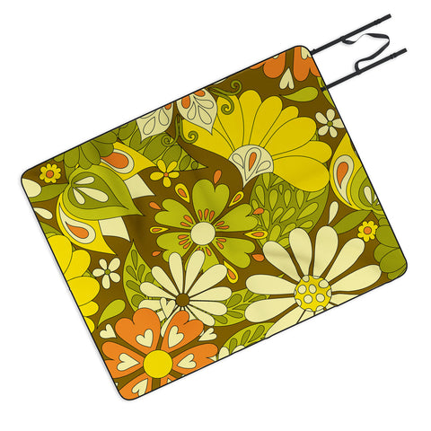 Jenean Morrison Park Walk Yellow Picnic Blanket