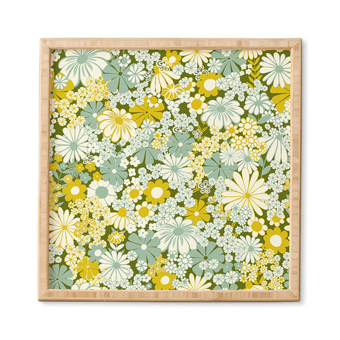 Jenean Morrison Peg in Faded Blue Framed Wall Art