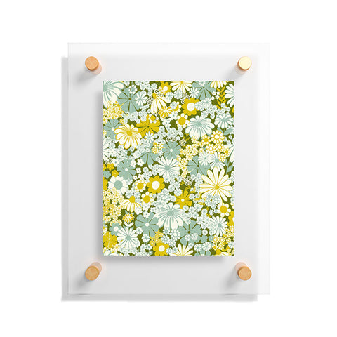 Jenean Morrison Peg in Faded Blue Floating Acrylic Print