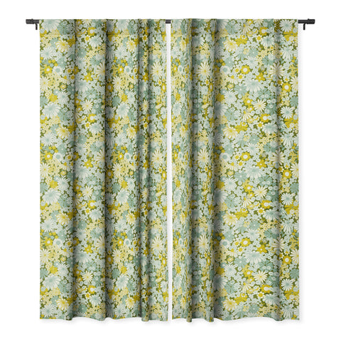 Jenean Morrison Peg in Faded Blue Blackout Window Curtain