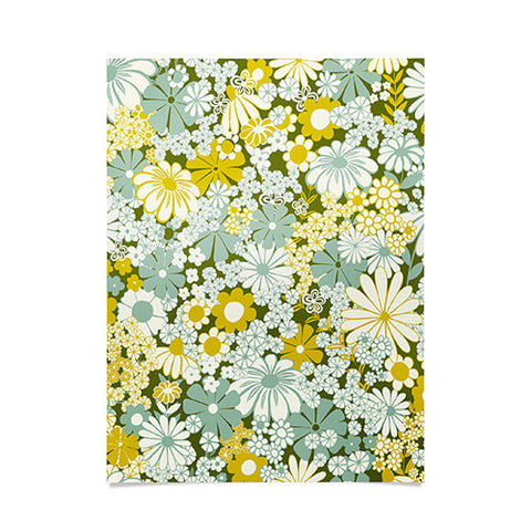 Jenean Morrison Peg in Faded Blue Poster