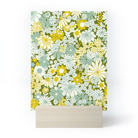 Jenean Morrison Peg in Faded Blue Mini Art Print