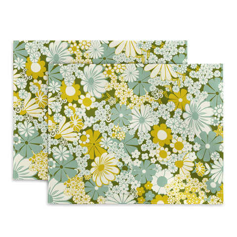 Jenean Morrison Peg in Faded Blue Placemat