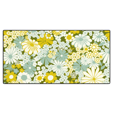Jenean Morrison Peg in Faded Blue Desk Mat