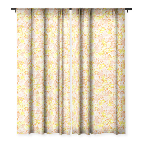 Jenean Morrison Peg In Persimmon Sheer Window Curtain