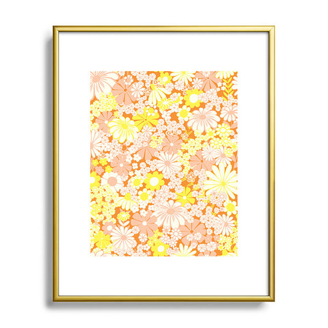 Jenean Morrison Peg In Persimmon Metal Framed Art Print
