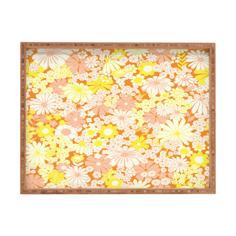 Jenean Morrison Peg In Persimmon Rectangular Tray