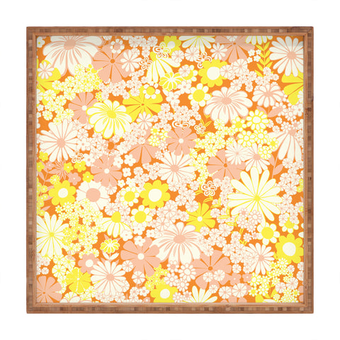 Jenean Morrison Peg In Persimmon Square Tray