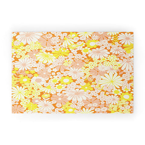 Jenean Morrison Peg In Persimmon Welcome Mat