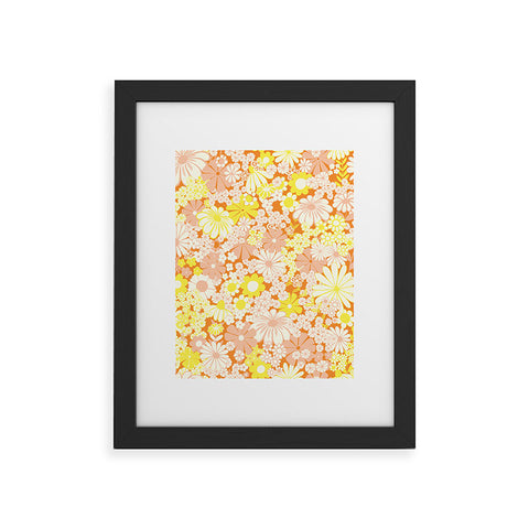 Jenean Morrison Peg In Persimmon Framed Art Print