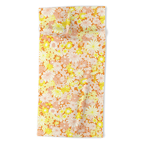 Jenean Morrison Peg In Persimmon Beach Towel