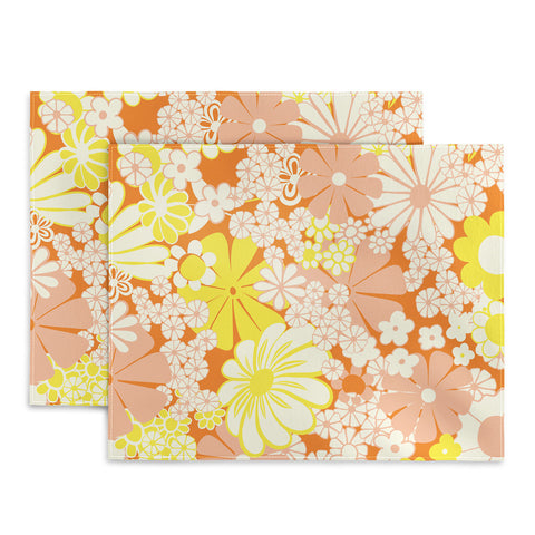 Jenean Morrison Peg In Persimmon Placemat