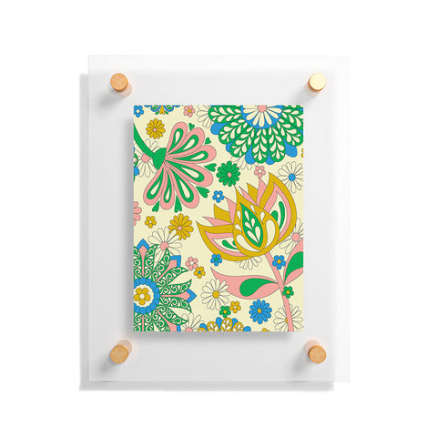 Jenean Morrison Perennial Garden Floating Acrylic Print