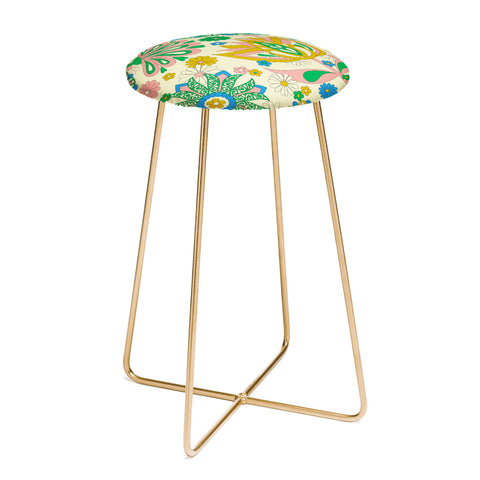 Jenean Morrison Perennial Garden Counter Stool