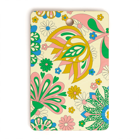 Jenean Morrison Perennial Garden Cutting Board Rectangle
