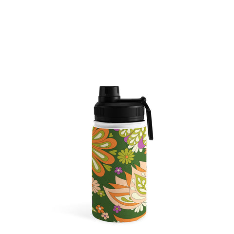 Jenean Morrison Perennial Garden Green Water Bottle